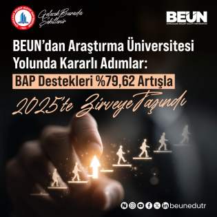 BEUN’dan Araştırma Üniversitesi Yolunda Kararlı Adımlar: BAP Destekleri %79,62 Artışla 2025’te Zirveye Taşındı BEUN’dan Araştırma Üniversitesi Yolunda Kararlı Adımlar: BAP Destekleri %79,62 Artışla 2025’te Zirveye Taşındı