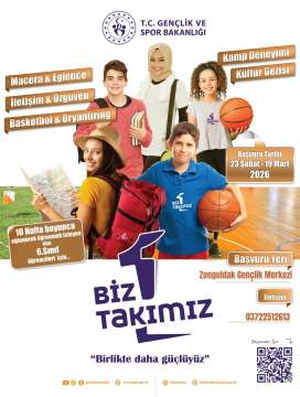 Gençlik ve Spor Bakanlığı’nın “Biz Bir Takımız Projesi” Zonguldak’ta Başlıyor