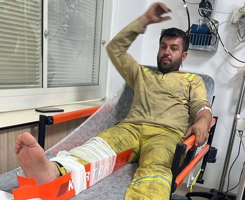 Karabük’te soğutma çalışmasına katılan arazöz devrildi: 2 yaralı Karabük’te soğutma çalışmasına katılan arazöz devrildi: 2 yaralı